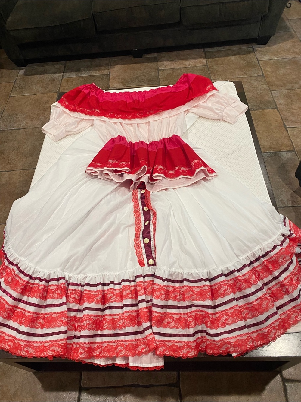 TRADITIONAL Dress from the state of Colima Mexico Ideal for Mexican Celebrations